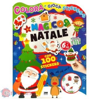 Magico Natale. Colora e Gioca Stickers. Ediz. Illustrata