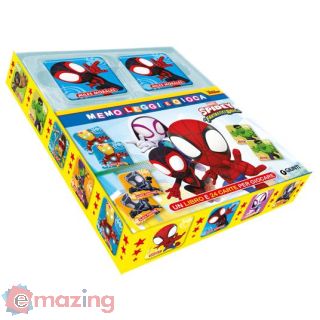 Spidey e I Suoi Fantastici Amici. Memo Leggi e Gioca. Ediz. a Colori. con 24 Carte Memory