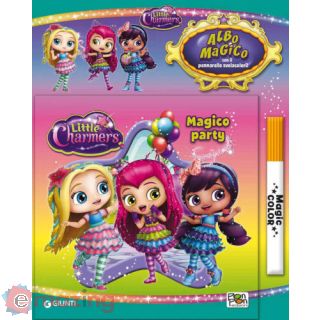 Magico party. Albo magico Little Charmers. Con gadget