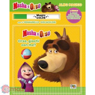 Orso, Giochi con Me? Masha e Orso. Albo Magico. Ediz. a Colori. con Pennarello Svelacolori
