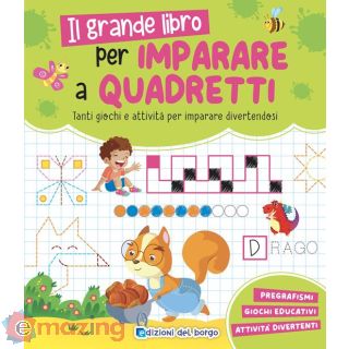 Il Grande Libro per Imparare a Quadretti. Ediz. a Colori