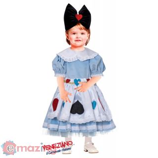 Vestito Carnevale Alice nel Paese delle Meraviglie Età 3/12 Mesi (Alice Prestige) COD. 28092