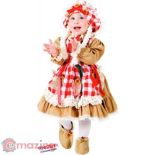 Vestito Carnevale Bambola Dolly Età 0/3 Anni COD. 8937