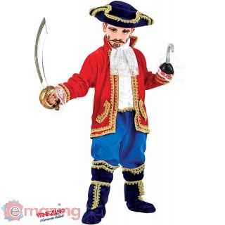 Vestito Carnevale Capitano Baby Età 3/6 Anni COD. 1059