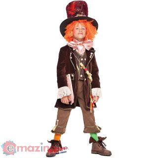 Vestito Carnevale Cappellaio Pazzo Baby Età 3/6 Anni COD. 28066