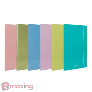 CANC CARTELLA A4 COLOURBOOK PASTEL COL22040 CARTELLINA A4 CON ELASTICO VERDE LIME