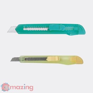 Taglierino con Bloccalama 18 Mm - 3 Assortiti 1 solo pezzo