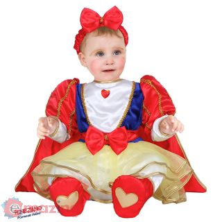 Vestito Carnevale Biancaneve Età 3/12 Mesi (Dolce Principessa dei Boschi) COD. 54179
