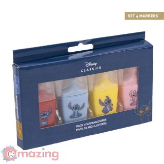 Set 4 Evidenziatori Lilo e Stitch