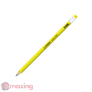 Matita con Gomma Stabilo Swano 4907/HB - Gialla HB2 1/2