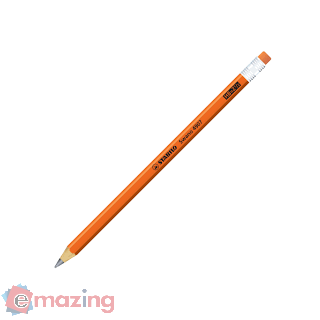 Matita con Gomma Stabilo Swano 4907/HB - Arancione HB2 1/2