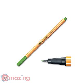 Penna Stabilo Point 88 88/43 - Verde Foglia con Punta Fine 0.4 mm
