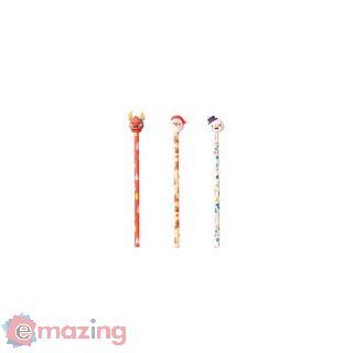 Il Villaggio di Babbo Natale - Set 3 Matite Natalizie HB (COL24866)