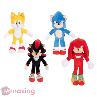 Peluche Sonic 3 25 Cm - 4 Assortiti