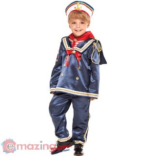 Vestito Carnevale Marinaio Baby Età 3/6 Anni COD. 28044