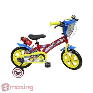 Bicicletta 12" Mickey Mouse Blu – 3/5 Anni (Modello 21142-DR)