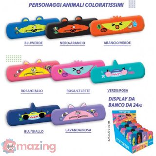 Astuccio Mitamini Animals Silicone 8 Ass