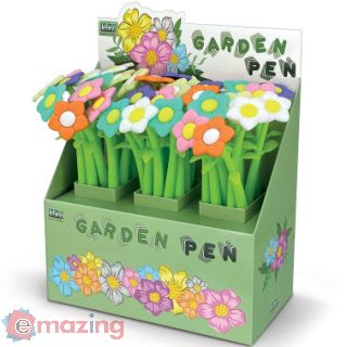 Penna Flexi Garden Fiore Blu - 6 Assortite