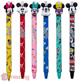 Penna Cancellabile Mickey Blu - 6 Ass.