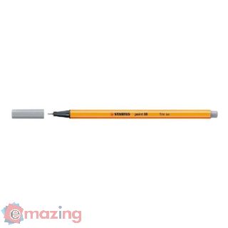 Penna Stabilo Point 88 88/95 - Grigio Medio con Punta Fine 0.4 mm