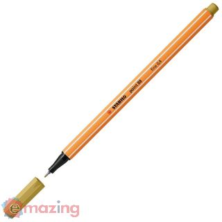 Penna Stabilo Point 88 88/66 - Verde Khaki con Punta Fine 0.4 mm