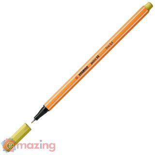 Penna Stabilo Point 88 88/67 - Giallo Mostarda con Punta Fine 0.4 mm