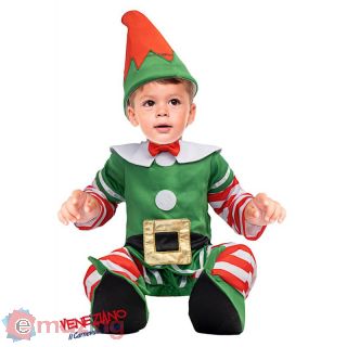 Vestito Carnevale Piccolo Elfo Età 3/12 Mesi COD. 28090