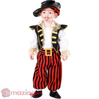 Vestito Carnevale Pirata dei Caraibi Neonato Età 0/3 Anni COD. 2926