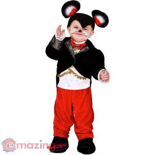 Vestito Carnevale Topolino Età 0/3 Anni (Piccolo Topino) COD. 8934