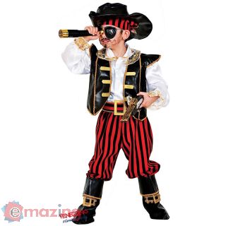 Vestito Carnevale Pirata dei Caraibi Età 7/10 Anni COD. 1056