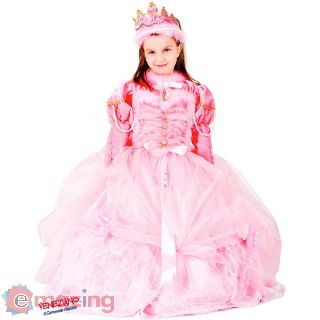 Vestito Carnevale Principessa al Ballo Lusso Età 7/10 Anni COD. 8917