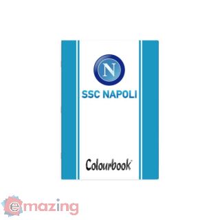 Quaderno A4 SSC Napoli A Quadretti 5 millimetri Assortito
