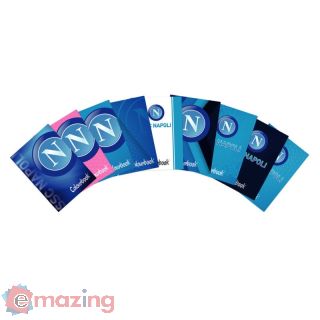 SSC Napoli - Maxi Quaderno Colourbook 23001 | Righe 1R | 100g | Assortito