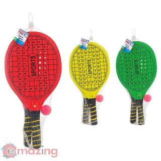Set 2 Racchette Spiaggia + Pallina 3 Ass
