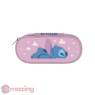 Astuccio Ovale Stitch Rosa