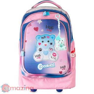 Zaino Trolley Coccolotti Love Rosa+omagg