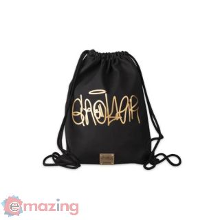 Zaino a Sacca Coulisse Geolier Black Rub