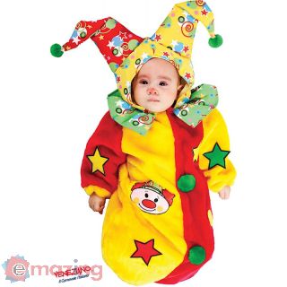 Vestito Carnevale Saccottino Pagliaccetto Età 0/3 Mesi COD. 3591