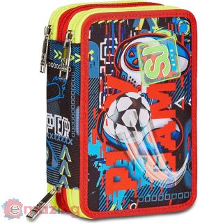 Astuccio 3 Zip Boy Funny Sport