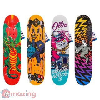 Skateboard in Legno 78 Cm 100gr - 4 Ass.