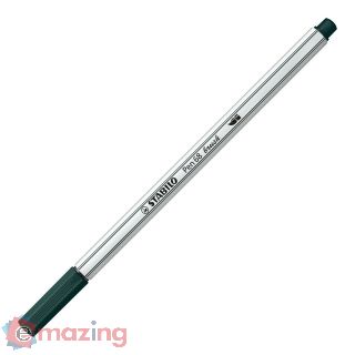 Pennarello Stabilo Pen 68 Brush 568/63 - Verde Oliva con Punta a Pennello