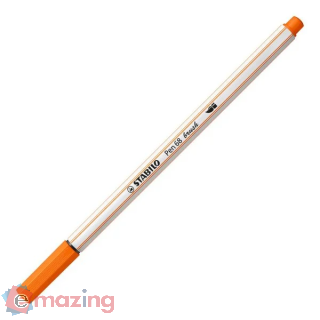 Pennarello Stabilo Pen 68 Brush 568/30 - Vermiglio con Punta a Pennello