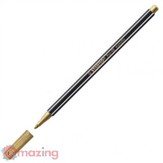 Pennarello Stabilo Pen 68 Metallic 68/810 - Oro Metallizzato con Punta Media