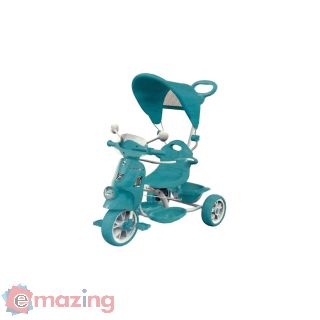 Triciclo Vespina Deluxe Verde con sediolino Fronte mamma