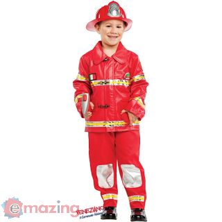 Vestito Carnevale Vigile del Fuoco Età 7/10 Anni (Pompiere) COD. 53850