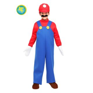 Vestito Carnevale Mario (Super Mario Bros) Età 6/7 Anni COD. 1643 (107 cm)