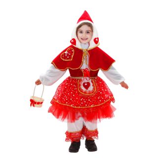 Vestito cappuccetto rosso 4/5 Anni