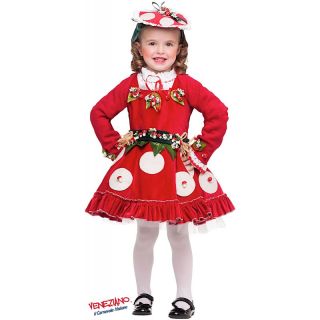 Vestito Carnevale Funghetta Bimba Età 3/6 Anni COD. 53889