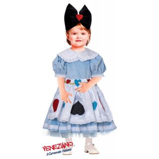 Vestito Carnevale Alice nel Paese delle Meraviglie Età 3/12 Mesi (Alice Prestige) COD. 28092