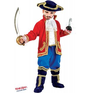 Vestito Carnevale Capitano Baby Età 3/6 Anni COD. 1059